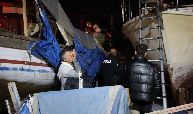 İzmir'de tadilattaki balıkçı teknesinde tüp patladı: 1 ölü