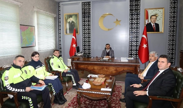 Kahta’da kış mevsimi için trafik tedbirleri toplantısı