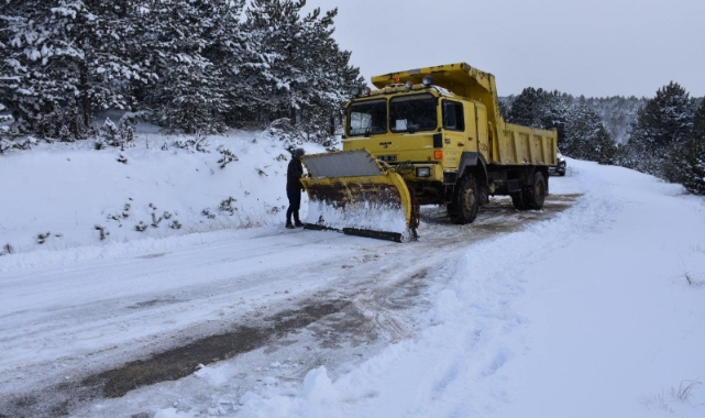 Kar sonrası kapanan tüm köy yolları ulaşıma açıldı