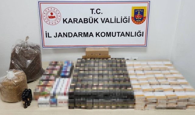 Karabük'te kaçakçılık operasyonu: 2 gözaltı