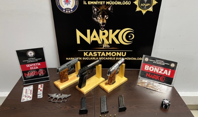 Kastamonu’da uyuşturucu operasyonunda 2 tutuklama