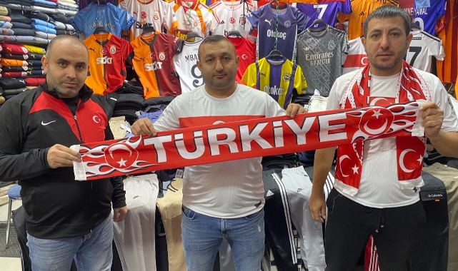 Kayseri'de milli takım formalarına büyük rağbet