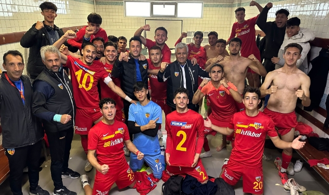 Kayserispor U19 3 puanı kaptı