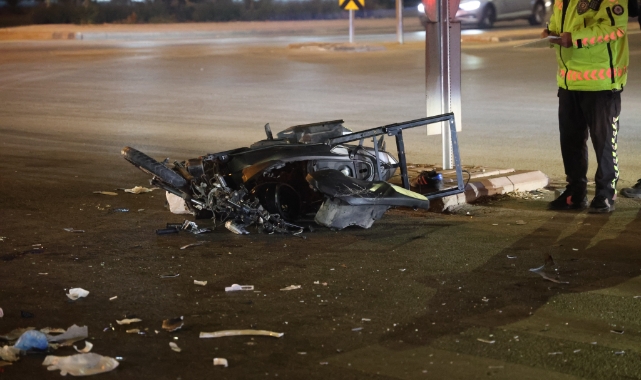 Kazada ağır yaralanan motosiklet sürücüsü hayatını kaybetti