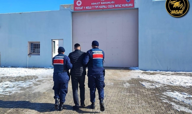 Kesinleşmiş cezası bulunan şahıs Yozgat’ta yakalandı