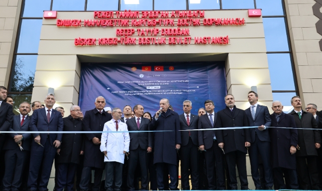 Kırgız-Türk Dostluk Hastanesi açıldı