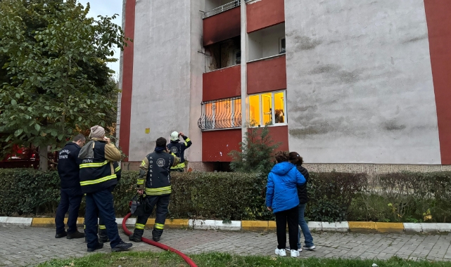 Kocaeli'de itfaiyenin erken müdahalesi faciayı önledi 