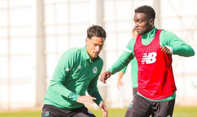 Konyaspor çift kale maç çalıştı