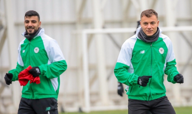 Konyaspor'da, Hatayspor maçı hazırlıkları sürüyor