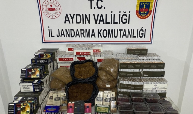Kuşadası'nda 15 bin makaron ele geçirildi