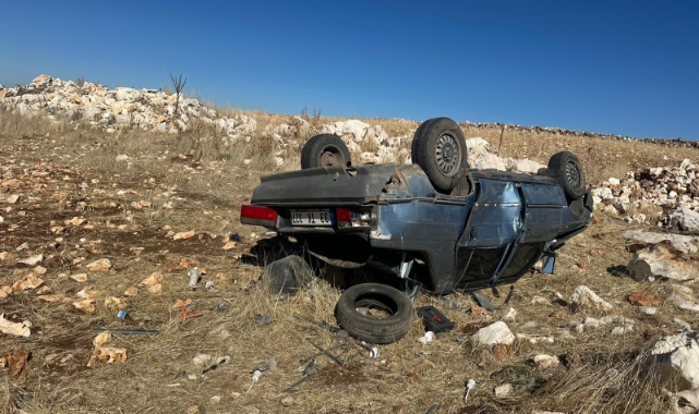 Mardin'de otomobil kazası: 2 yaralı