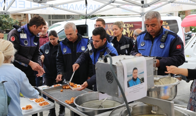 Marmaris’te vefat eden zabıta komiseri Çetin unutulmadı