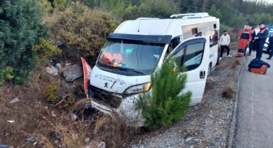 Muğla'da minibüs kazası: 8 yaralı