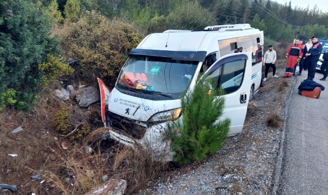 Muğla'da minibüs kazası: 8 yaralı