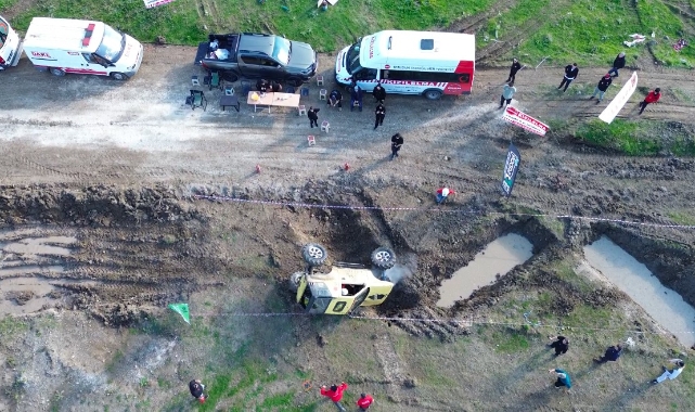 Off-Road yarışında kaza