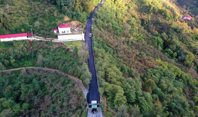 Ordu’da asfalt seferberliği sürüyor