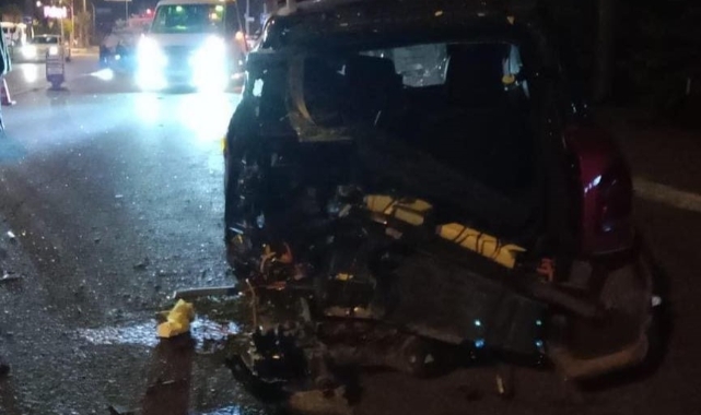 Ordu'da direğe çarpan otomobil takla attı: 1 ölü