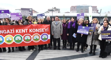 Osmangazi'de kadınlar, şiddete dur dedi