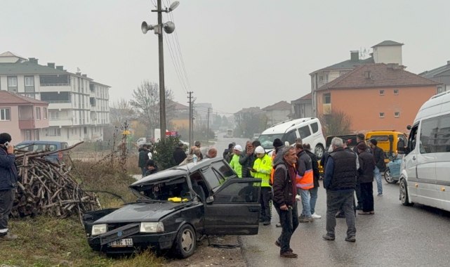 Otomobil hurdaya döndü: 4 yaralı