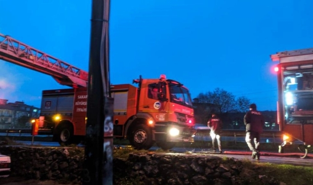 Parlayan soba yangına sebep oldu: 1 yaralı