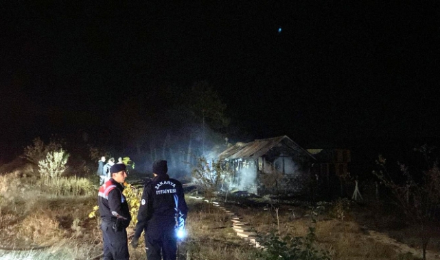 Sakarya'da yayla evinde yangın çıktı