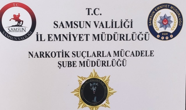 Samsun’da evinde uyuşturucu ele geçen şahıs gözaltına alındı