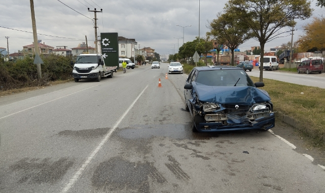Samsun’da trafik kazası: 1 yaralı   