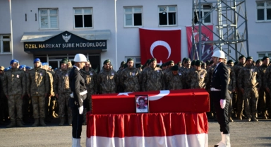 Şehit polis memuru memleketine uğurlandı