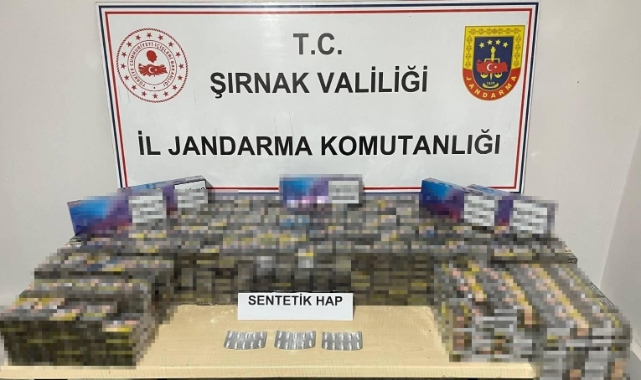 Şırnak'ta jandarma ekiplerinden kaçakçılık operasyonu