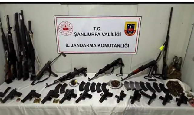 Siverek'te silah kaçakçılığı operasyonu