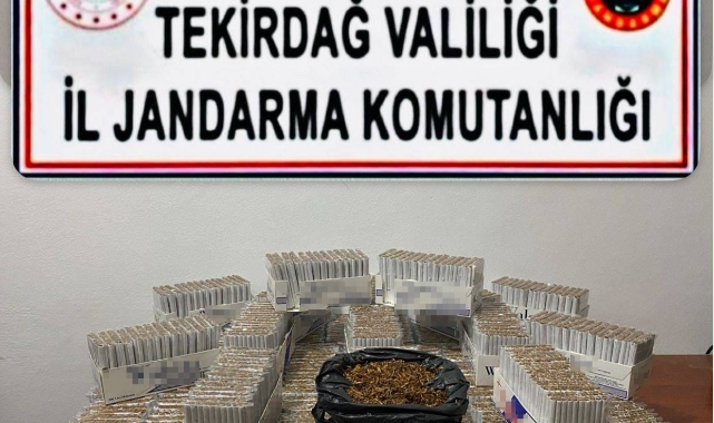 Tekirdağ'da tütün ürünleri denetiminde 11 bin 820 makaron ele geçirildi