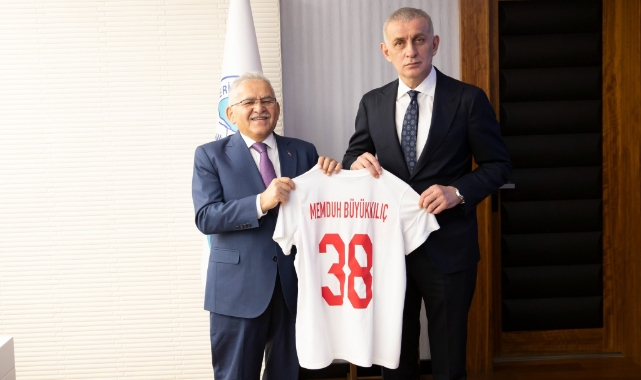 TFF Başkanı Hacıosmanoğlu'ndan Başkan Büyükkılıç'a ziyaret!