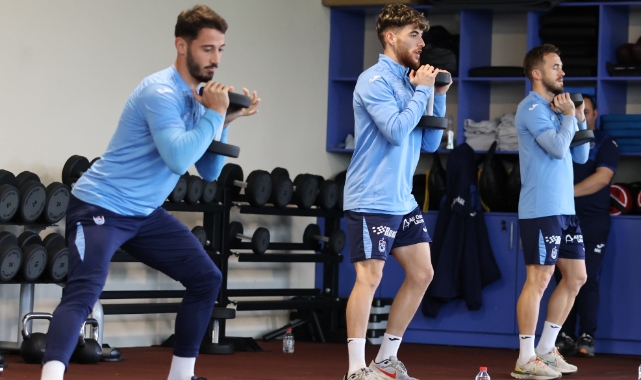 Trabzonspor Adana Demirspor maçı hazırlıklarını sürdürdü