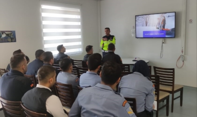 Trafik jandarması eğitimleri sürüyor