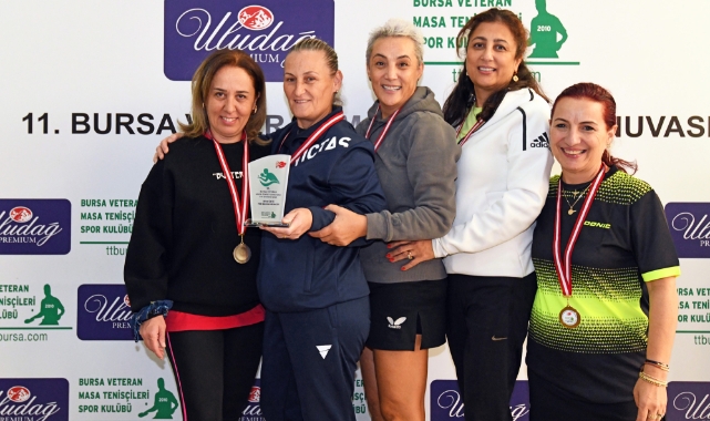 Ulusal Veteran Masa Tenisi Turnuvası sona erdi