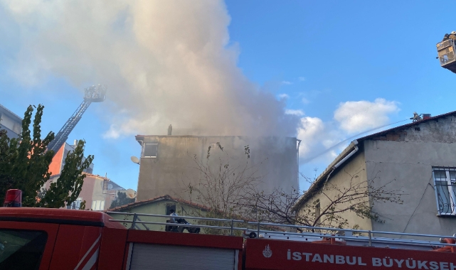 Ümraniye’de tadilat esnasında tüp patladı