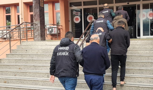 Uyuşturucu maddeyle yakalanan şüpheliler tutuklandı   