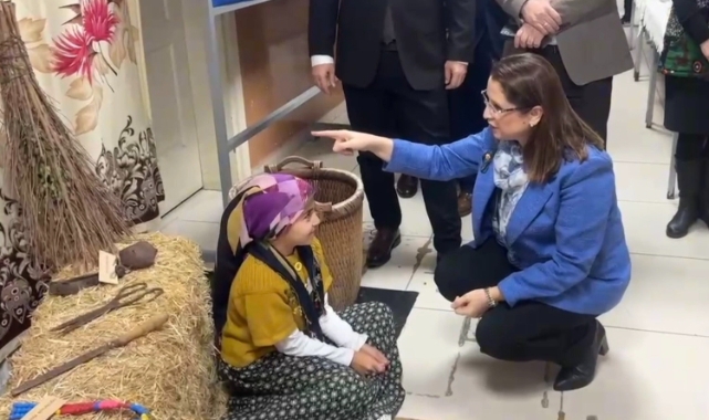 Validen öğrencilere yoğurt dersi