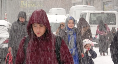 Van’da kar yağışı