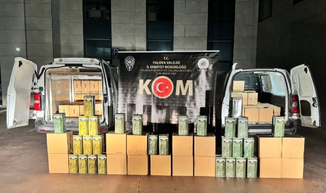 Yalova’da binlerce litre sahte zeytinyağı ele geçirildi