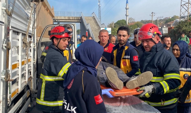 Yalova’da kamyonet kazası: 1 yaralı
