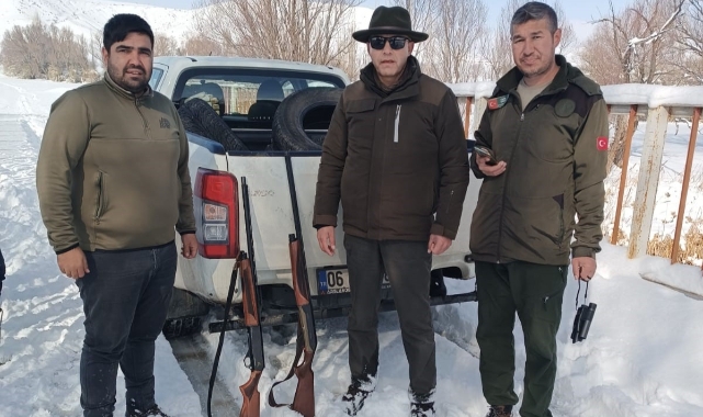 Yasa dışı av yapan 3 kişi yakalandı