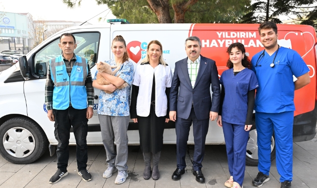Yıldırım Belediyesi'nden ‘can dostu’ ambulans
