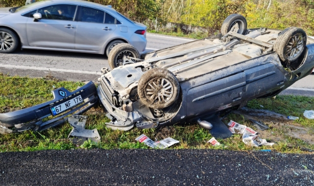 Zonguldak-Ankara kara yolunda feci kaza