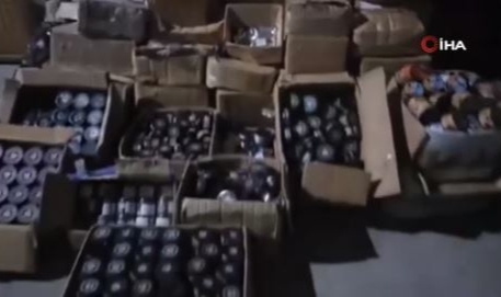 Adana'da 2 ton 80 kilogram kaçak nargile tütününe el kondu!