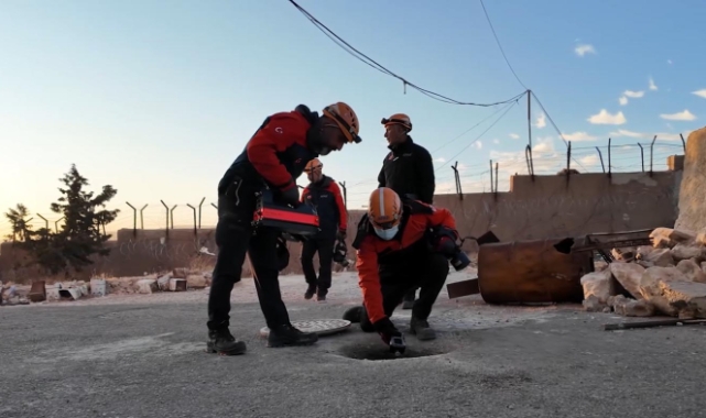 AFAD'dan Şam'da arama kurtarma çalışması