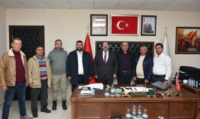AK Partililer kongre sonrası Başkan Hamamcı'yı ziyaret etti