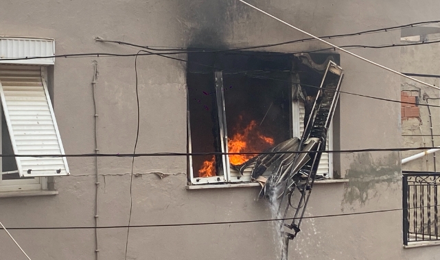 Alaşehir'de korkutan yangın