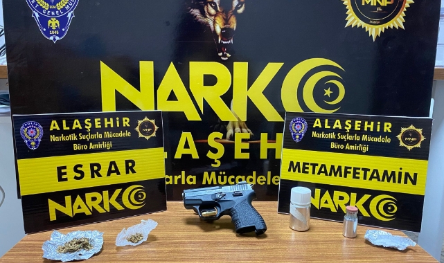 Alaşehir'de üzerinde uyuşturucuyla yakalanan şahıs tutuklandı!