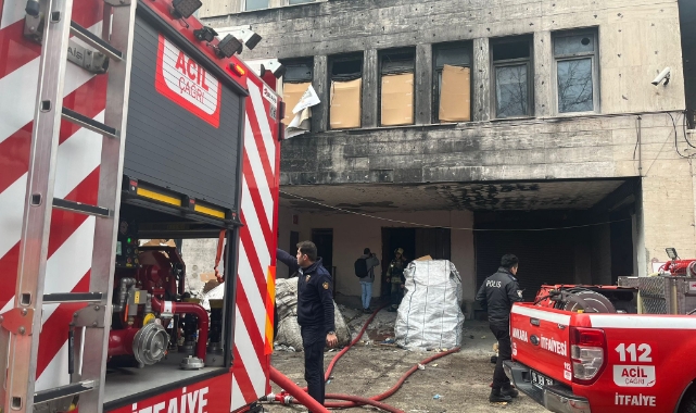 Ankara'da atık deposunda çıkan yangın söndürüldü!
